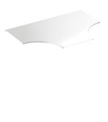 (781766) КРЫШКА Т-СЕКЦИИ 16-200 ZINKPOX WHITE