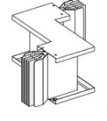(KTA2000LP7B2) КУТ ГОРИЗ ЗМІН№2 ШИНОП CANALIS 2000А 1КВ