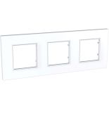 (MGU2.706.18) ТРИМІСНА РАМКА"БІЛА"UNICA QUADRO