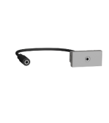 (NU343330) Розетка Minijack 1 модуль алюм