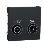 (NU345654) Розетка R-TV SAT прохід