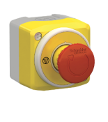 (XALK178W3B140E) КНОПК.ПОСТ КІЛЬЦЕ 24В БІЛ.ЧЕРВ. 1НВ+1НЗ