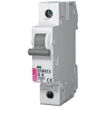 (2161510) Авт. выключатель ETIMAT 6  1p D  4A (6kA), ETI