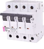 (2136704) Авт. выключатель ETIMAT 10  3p+N C 1А (10 kA), ETI