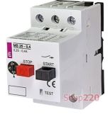 (4600060) Авт.выключатель защиты двигателя  MS25-1,6, ETI