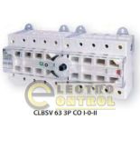 (4661892) Переключатель нагрузки CLBSV CO "I-0-II" 125 3P (без рукоятки, 125A, "1-0-2"), ETI