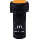 (4771456) Кнопка монобл. утопл. ECF-10-A (1NO, оранжевая), ETI