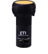 (4771472) Кнопка монобл. утопл. ECF-11-Y (1NO+1NC, желтая), ETI