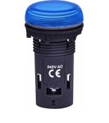 (4771203) Лампа сигнал. LED матовая ECLI-012C-B 12V AC/DC (синяя), ETI