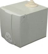 (4482103) Розетка в коробке наружной установки EZBN-16S  IP44 (16A, 250V, Schuko), ETI