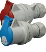 (4482001) Розетка кабельная ES-1643  IP44 (16A, 400V, 3P+PE), ETI