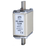 (4110212) Предохранитель NH-00 100A 440V DC, ETI
