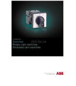 (1SCA022709R6580) Пакетний (кулачковий) перемикач, ABB