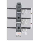(1SEP102140R1244) 160A 3pole, botton hinged, w. hooked clamp, incl. 3x double cable clamp, ABB