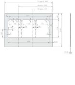 (1SEP102143R0101) 630A 1 pole, incl. 3x M12 bolts, ABB