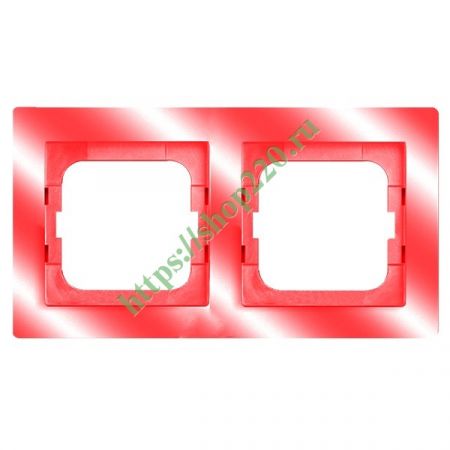 (2CKA001753A4122) 1722-284/11 Рамка врівень 2п.Axcent біл, ABB
