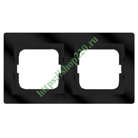 (2CKA001753A4127) 1722-281/11 Рамка врівень 2п.Axcent чорн, ABB