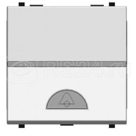 (2CLA220400N1101) N2204 BL Кнопка 1-кл. ДЗВІНОК Zenit біл, ABB