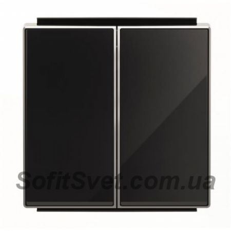 (2CLA851100A2501) 8511 CN Клавіша подвійна Sky чорне скло, ABB