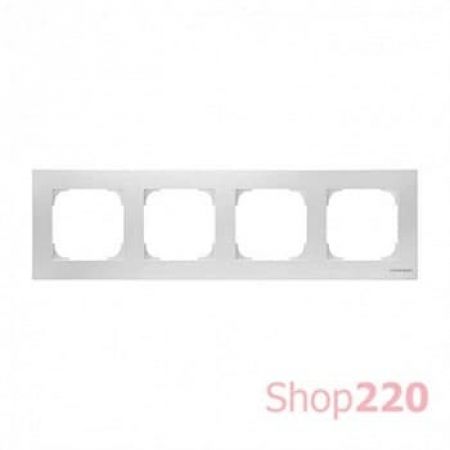(2CLA857400A1101) 8574 BL Рамка 4 поста Sky білий, ABB