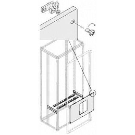 (PVFE1263) 2 E1.2 KIT 3-4P WITH. VERT. W=1000MM, ABB