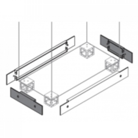 (ZA8030) Цоколь для SRN 100x800x300 (hxwxd)          , ABB