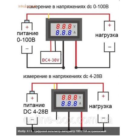 A72MVX010 Вольтметр 240°, вхід 10 В, шкала 0-100%