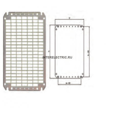 AMT06080 Монтажна плата Telequick 600Х800