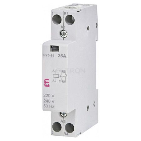 R25-11 230, 220-240V 50Hz Модульний контактор