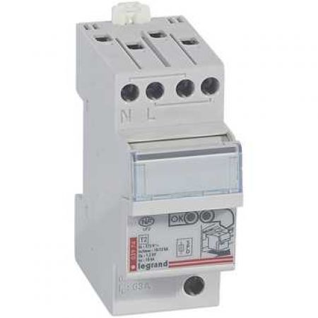(3971) ПЗІП Т2 вбуд. захист 1П+Н 12кА, Legrand
