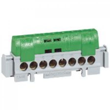 (4834) Клемник Зелений 1х6-25+12х1.5-16мм2 113мм, Legrand