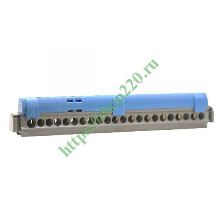 (4846) Клемник Синій 1х6-25+21х1.5-16мм2 176мм, Legrand
