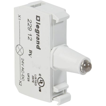 (24252) Osmoz Бл.з св.діод 24в зел гвинт , Legrand