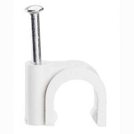 (31556) Затискач Fixfor Білий 7мм, біл., Legrand