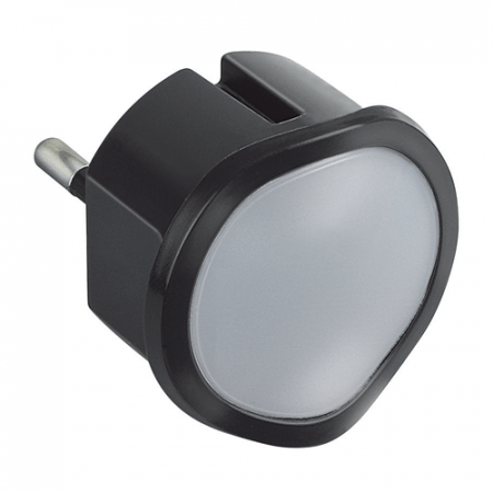 (50677) Нічник LED сутінковий чорний, Legrand