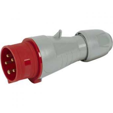 (56457) P17 IP44 вилка мобіл. 415В 16A 3К+З, Legrand
