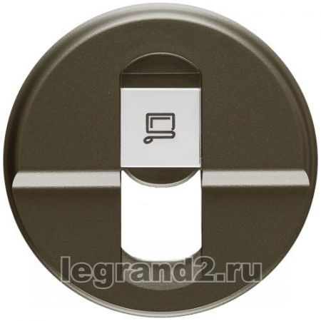 (67951) Celiane Лицьова Панель розетки RJ45 Графіт, Legrand