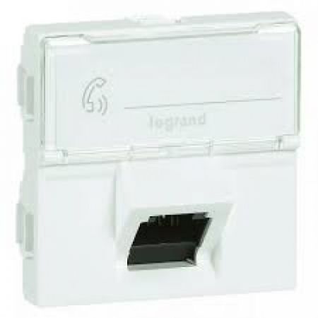 (76508) MOSAIC RJ45 STP кат6a 45° Білий, Legrand