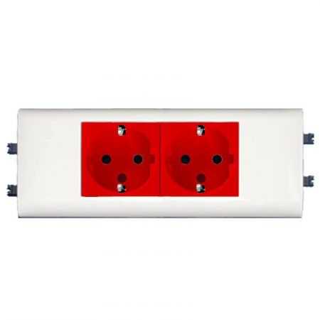 (77452) DLP Р. Кр.65 н.ст.2x2К+З з бл., Legrand