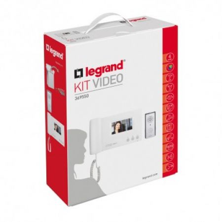 (369550) Комплект Відеодомофона 4,3" з трубкою, Legrand