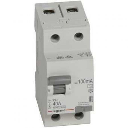 (402029) RX³ Диференційне Реле 100mA 40А 2п AC, Legrand