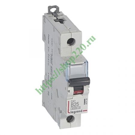 (407434) DX³ Автоматичний Вимикач 1П B 25A 10kA, Legrand
