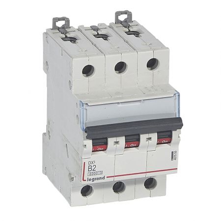 (407555) DX³ Автоматичний Вимикач 3П B 2A 10kA, Legrand