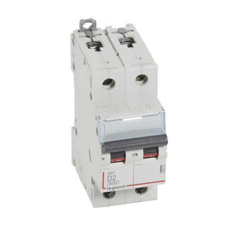 (408027) DX³ Автоматичний Вимикач 2П D 6A 10kA, Legrand