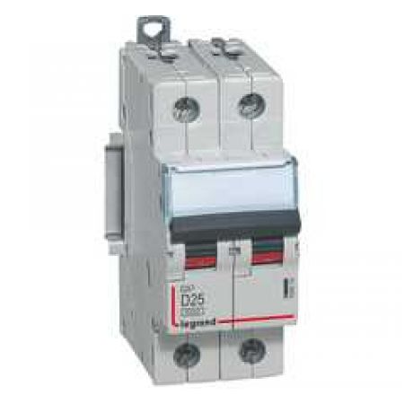 (408033) DX³ Автоматичний Вимикач 2П D 25A 10kA, Legrand