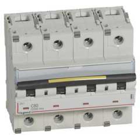 (409362) DX³ Автоматичний Вимикач 4П C 80A 16kA, Legrand