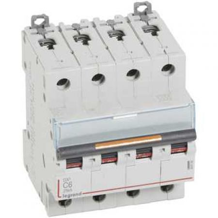 (409753) DX³ Автоматичний Вимикач 1П C 6A 25kA, Legrand