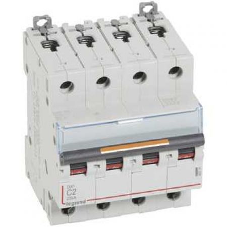 (409804) DX³ Автоматичний Вимикач 1П D 2A 25kA, Legrand