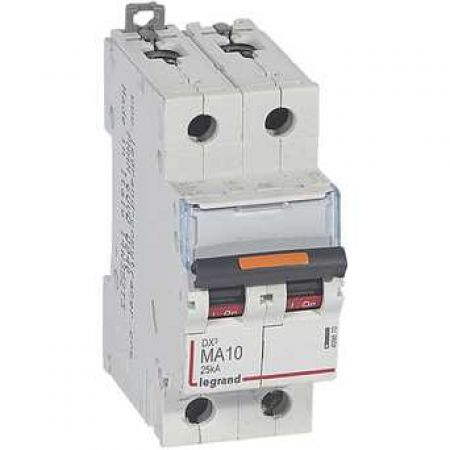 (409870) DX³ Автоматичний Вимикач 2П MA 10A 25kA, Legrand