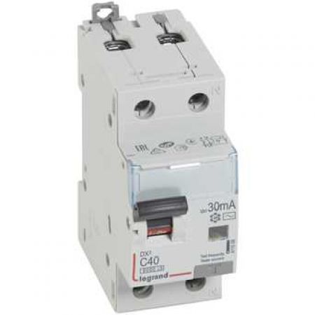 (411006) DX³ Диференційний Автомат 1П+Н C 40A 30mA-AC, Legrand
